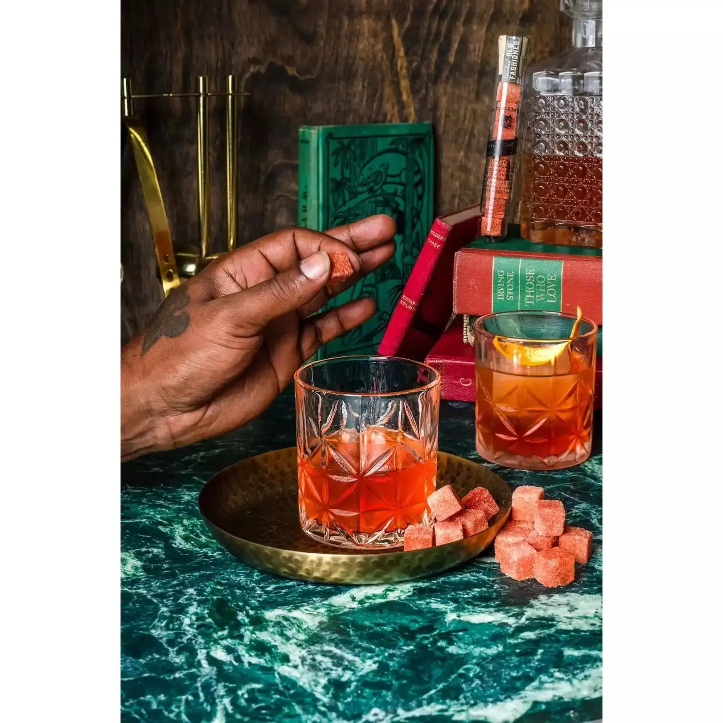 Yes Cocktail Co Old Fashioned Bitters Infused Cocktail Cubes Yes Cocktail Co