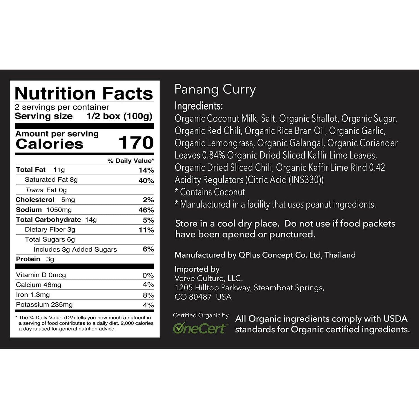 Thai for Two Cooking Kit - Organic Panang Curry Browns Kitchen
