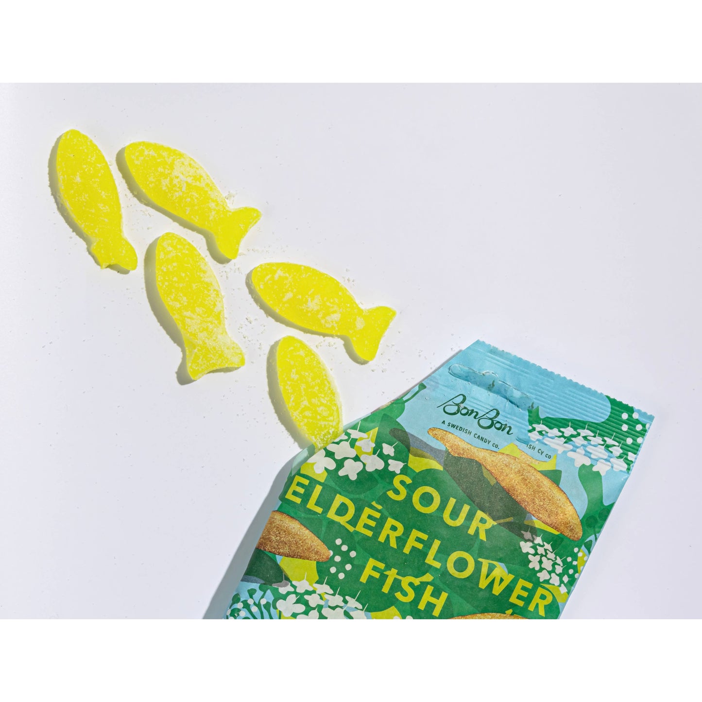 Sour Elderflower Fish - Swedish Candy 5.2oz (150g)