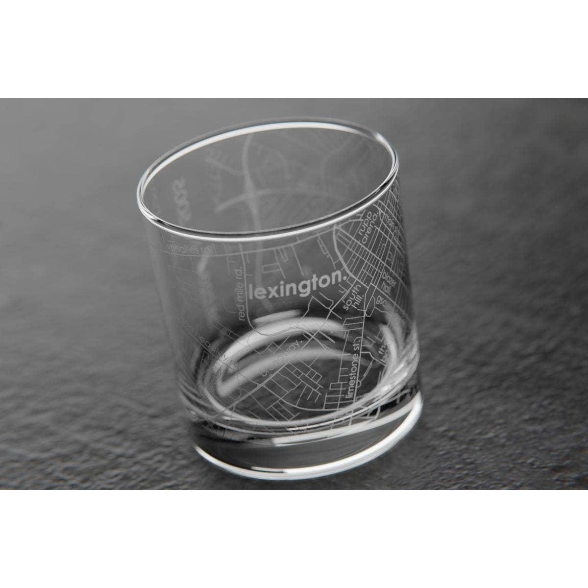 Tallahassee Florida State University College Town Etched Whiskey Rocks Glass - 11 oz
