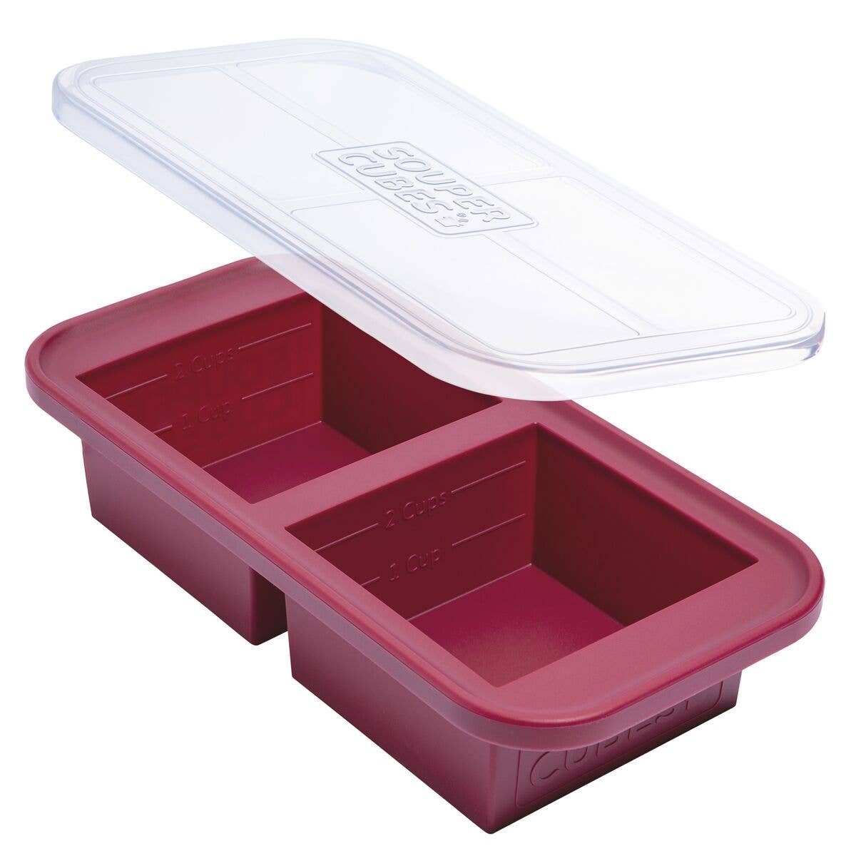 Souper Cubes 2-Cup Silicone Freezing Tray: Aqua