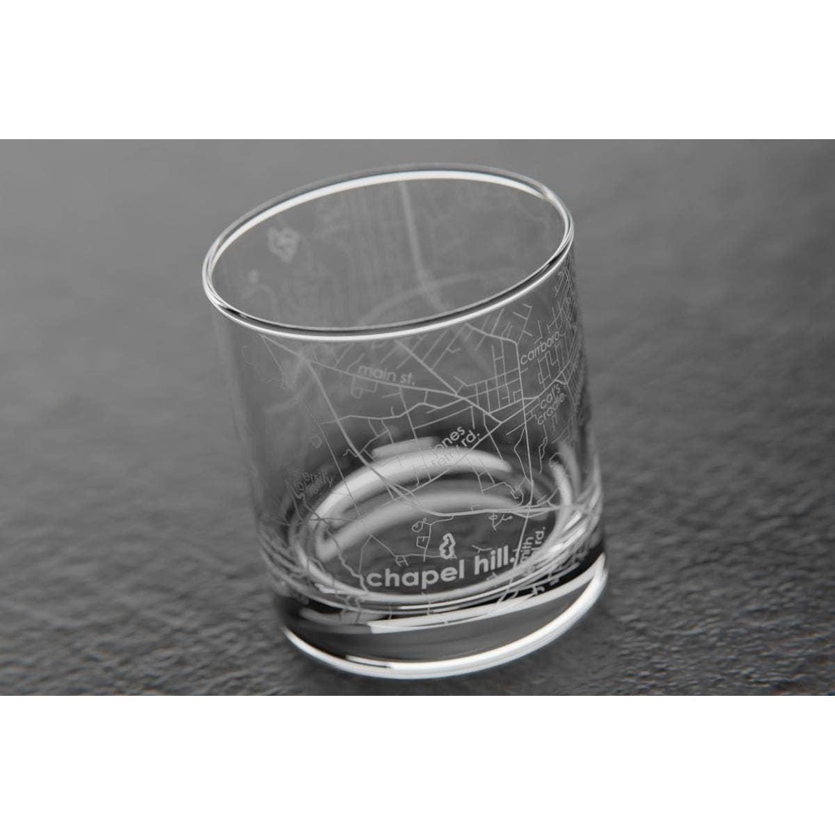 Tallahassee Florida State University College Town Etched Whiskey Rocks Glass - 11 oz
