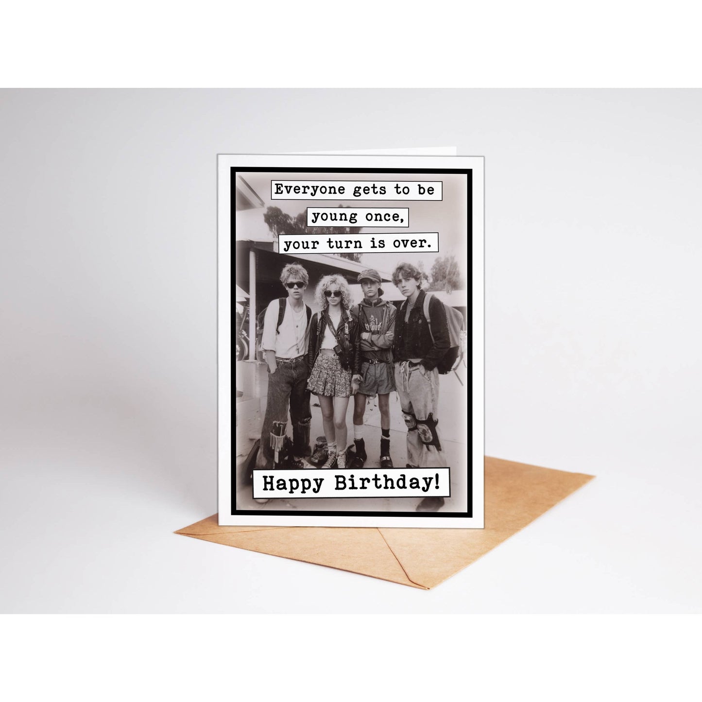 Your Turn Is Over Funny Birthday Card