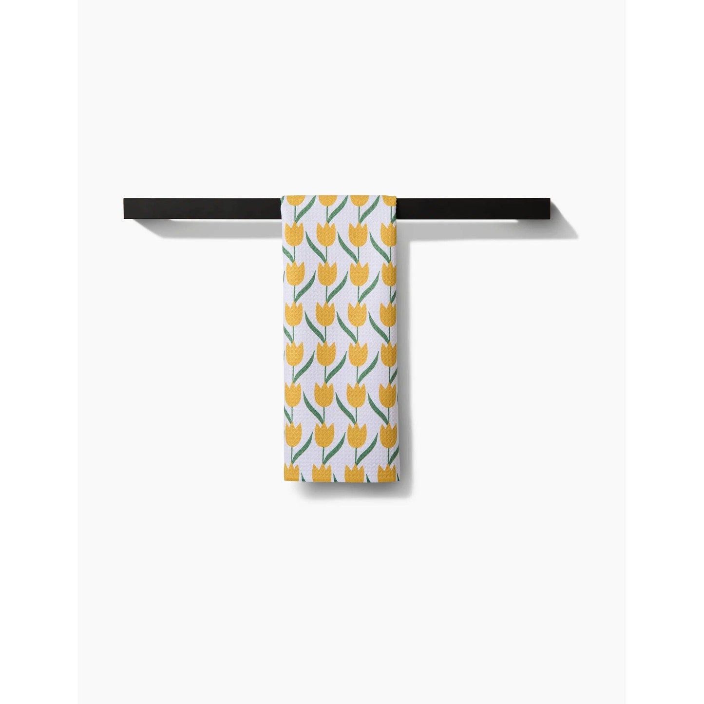 Tulip Flowers Geometry Tea Towel
