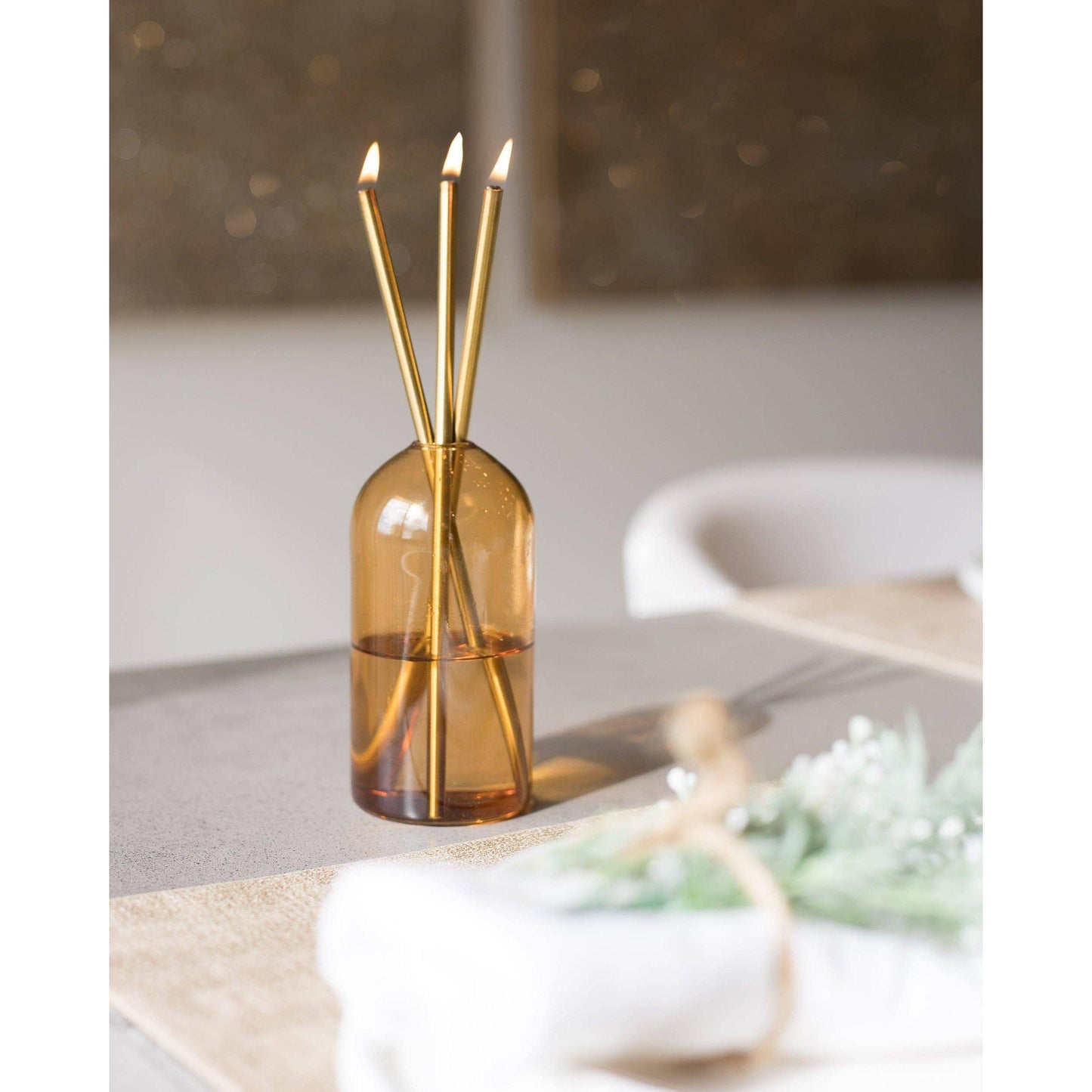 Golden Hour Vase Candle Holder