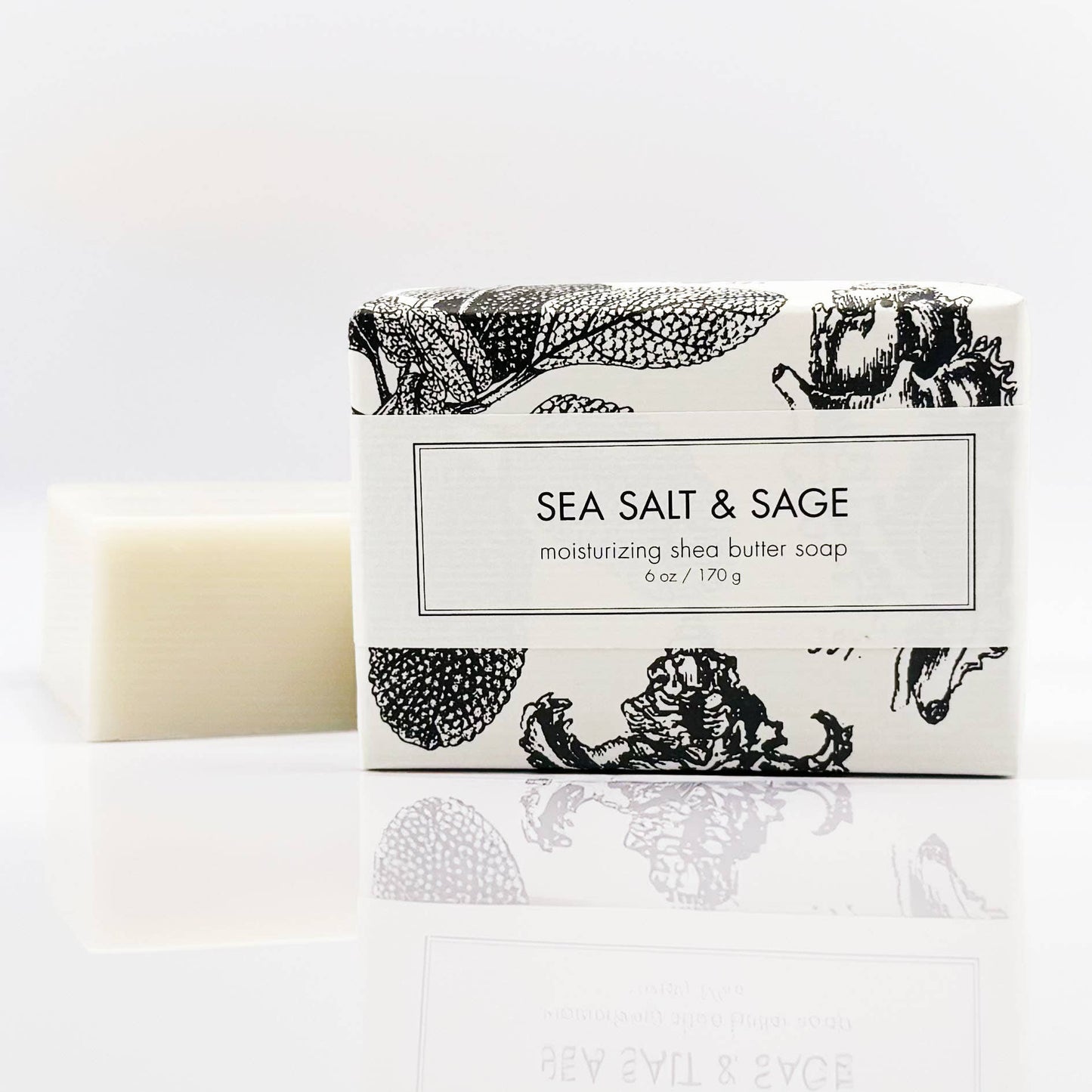 NEW Sea Salt & Sage Shea Butter Soap - Bath Bar