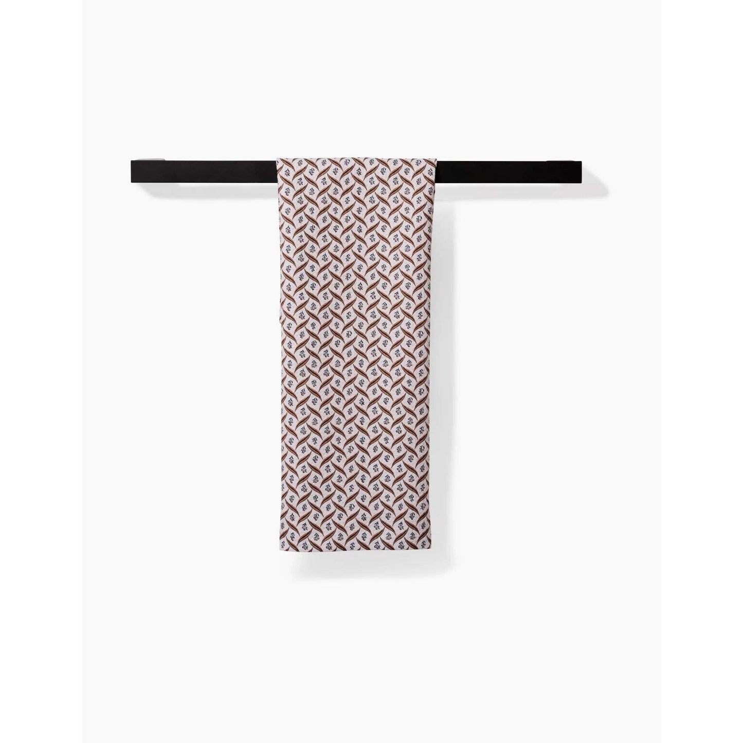 Plated Fall Berry Natural Geometry Tea Towel