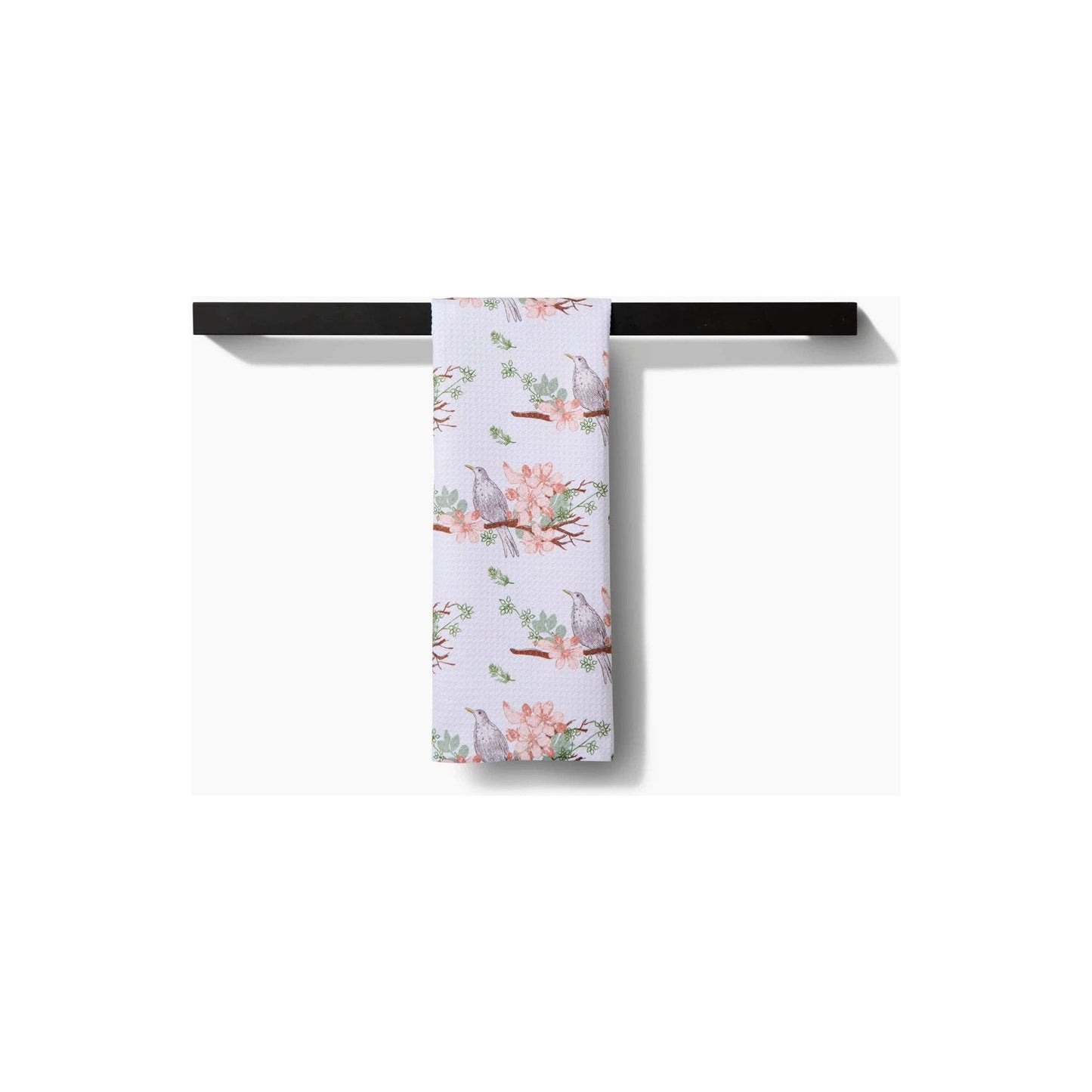 Blackbird and Blossom Tea Towel