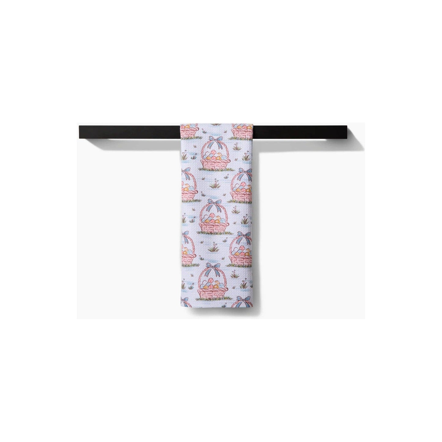 Easter Basket Bloom Tea Towel