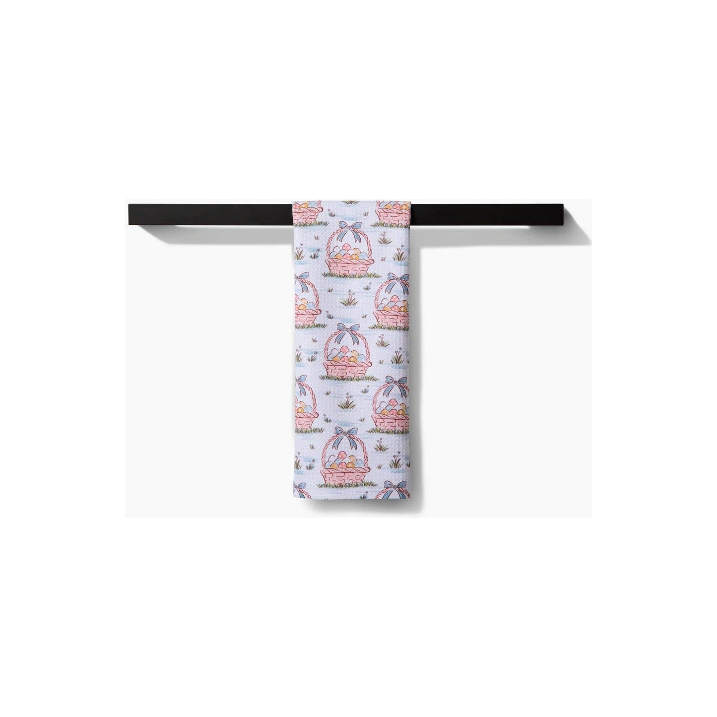 Easter Basket Bloom Tea Towel