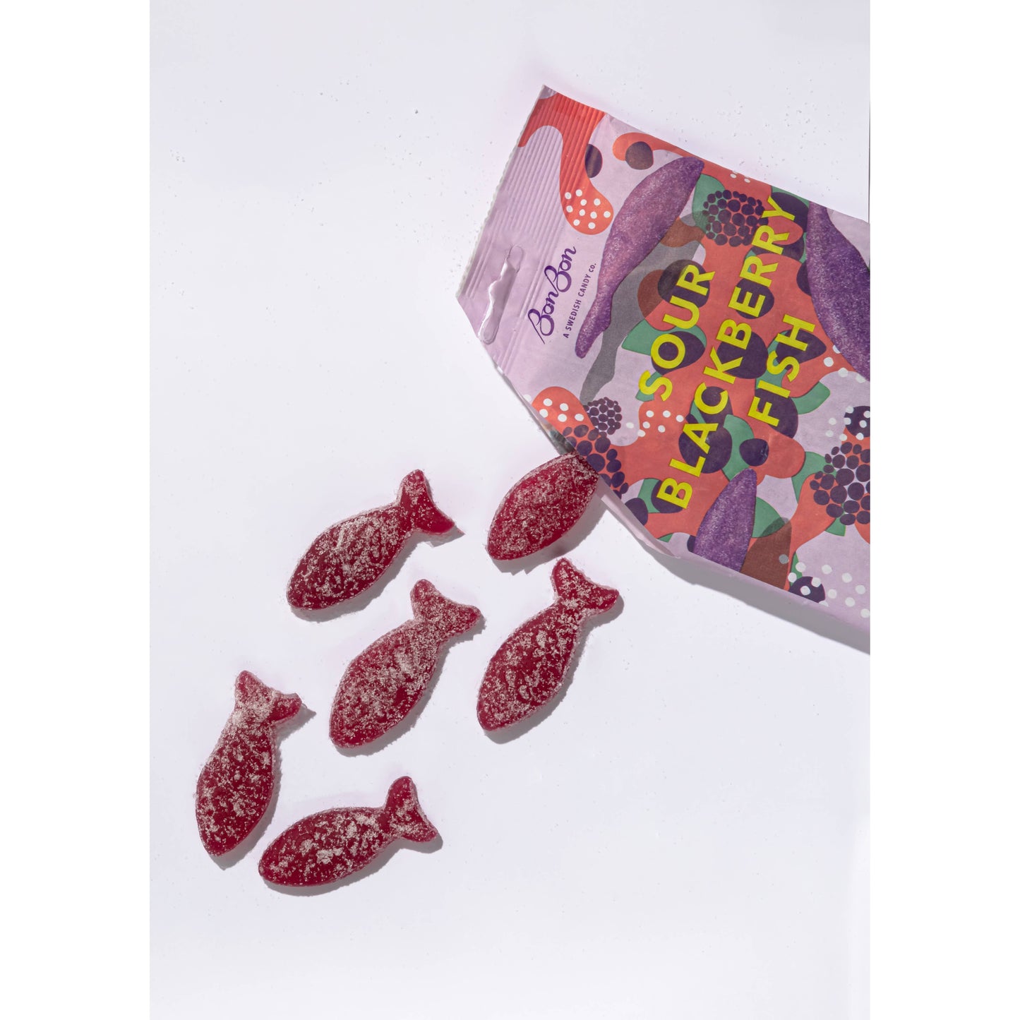 Sour Blackberry Fish - Swedish Candy 5.2oz (150g)