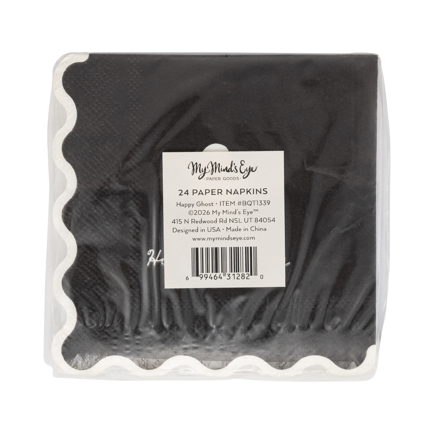 Booquette Ghost Cocktail Napkin