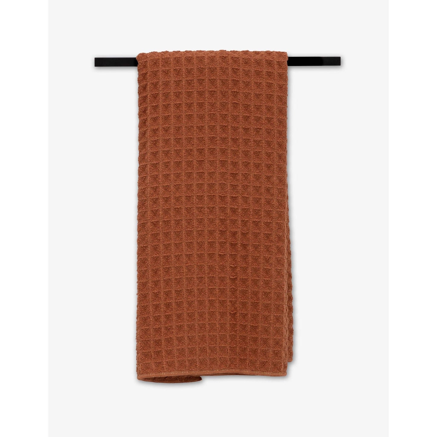 Clay Geometry Waffle Hand Towel