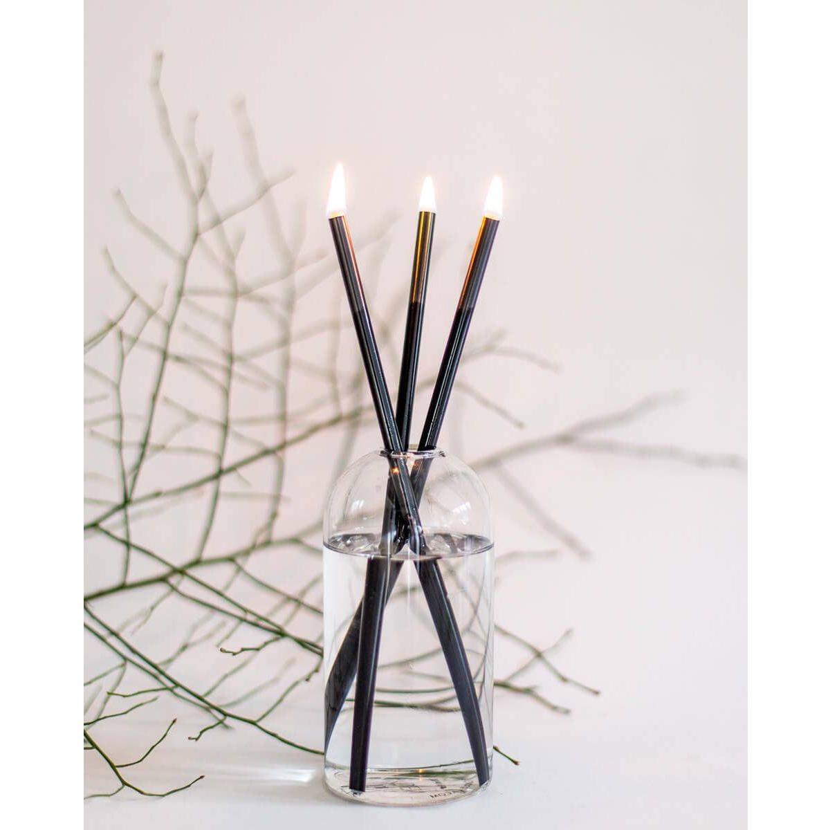 Black Everlasting Candle – Reusable Steel Candles