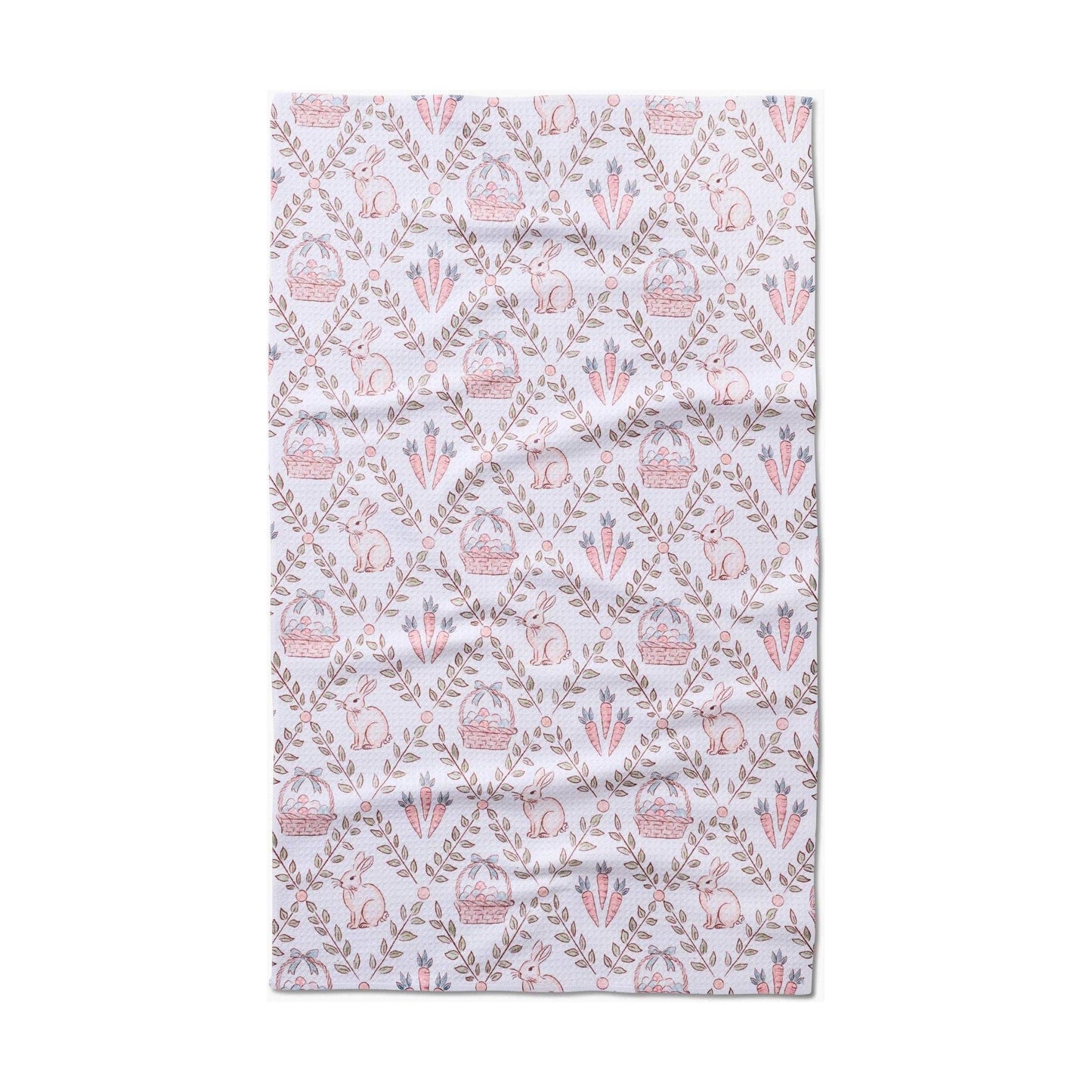 Hopscotch Harvest White Tea Towel