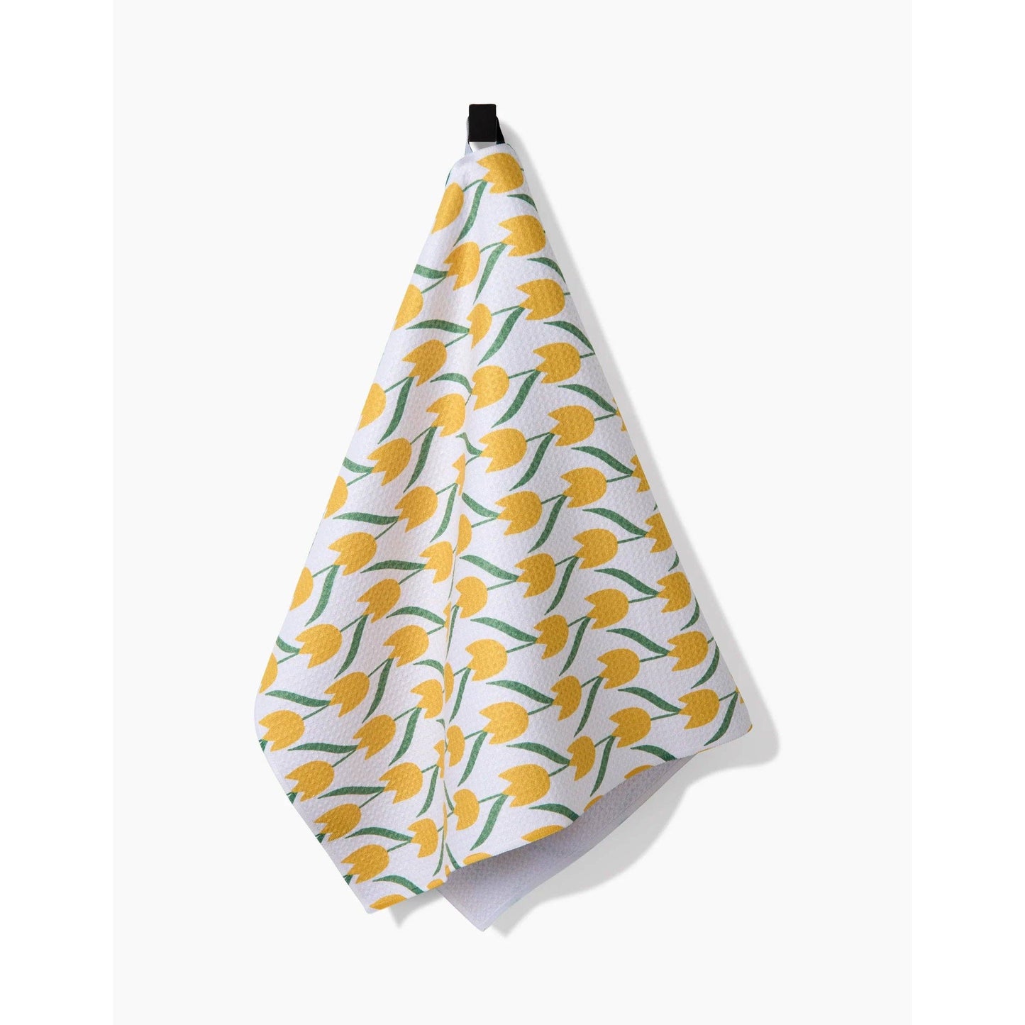 Tulip Flowers Geometry Tea Towel
