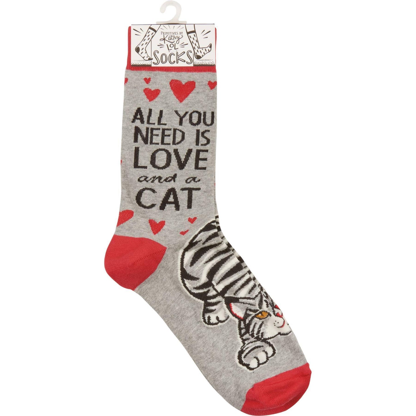 Love And A Cat Socks