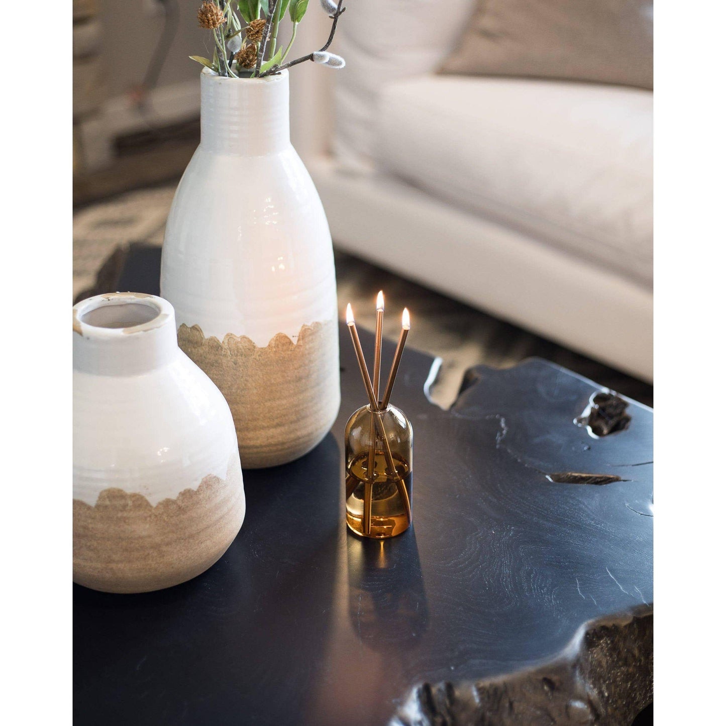 Golden Hour Vase Candle Holder