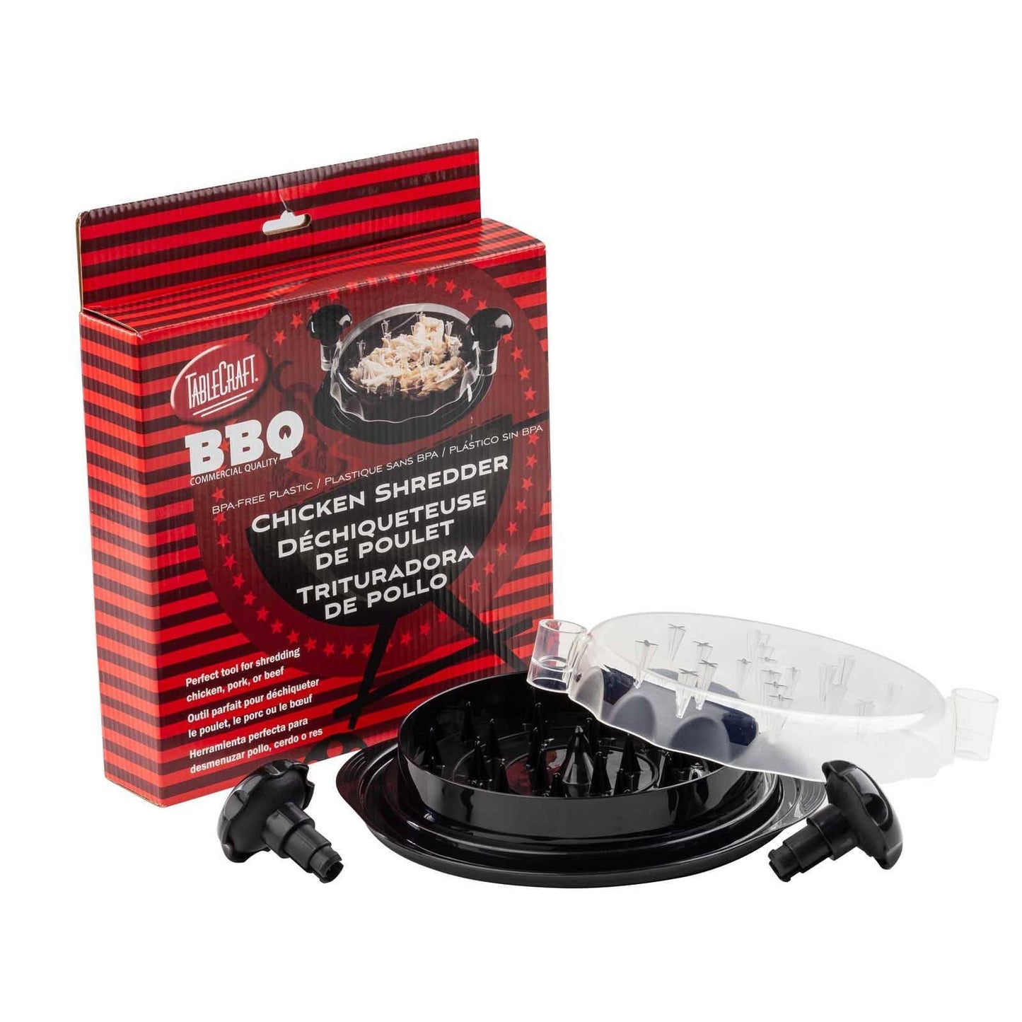 Chicken Shredder, 11 x 9 x 3.25" , Polypropylene & ABS