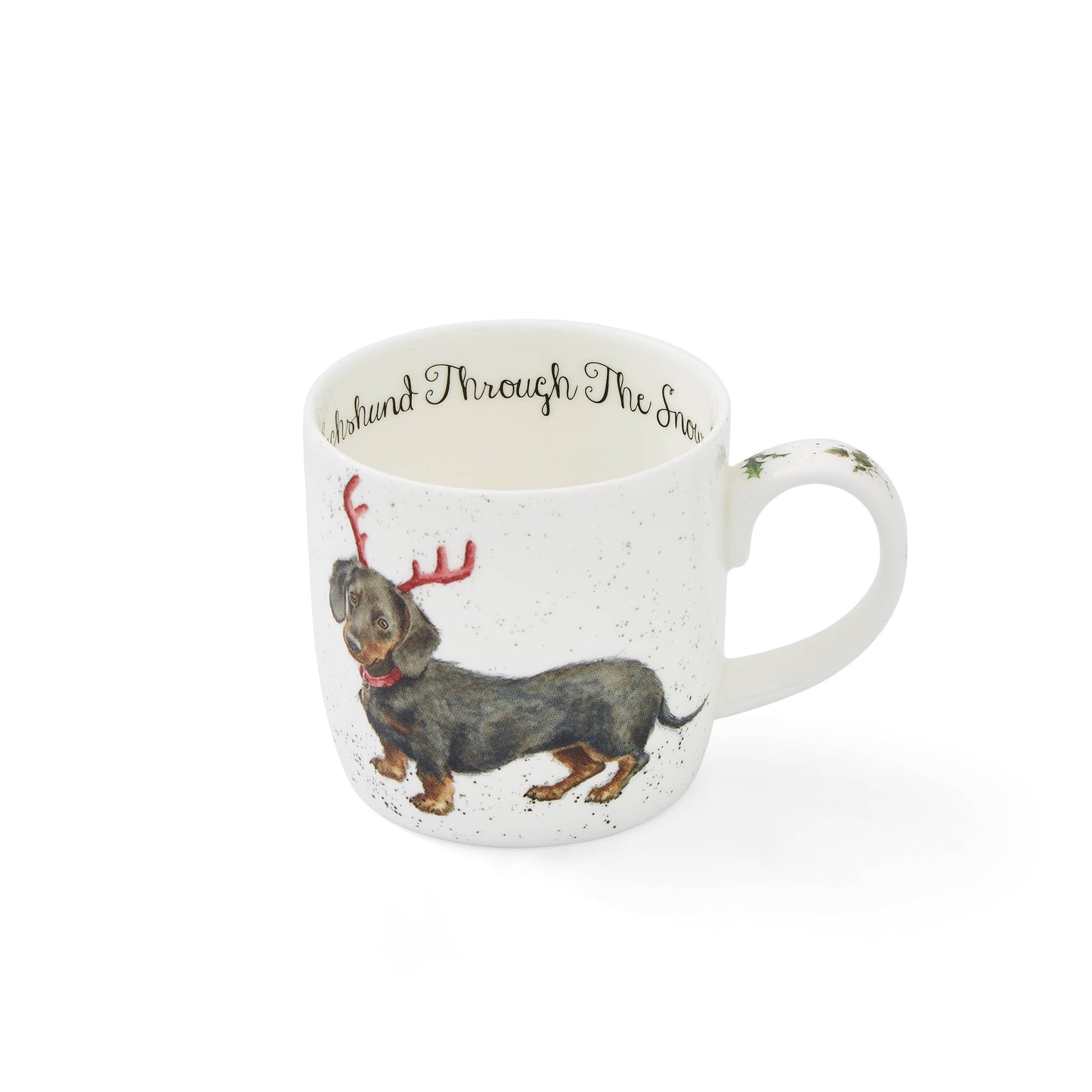 Wrendale Dachshund through the Snow Mug