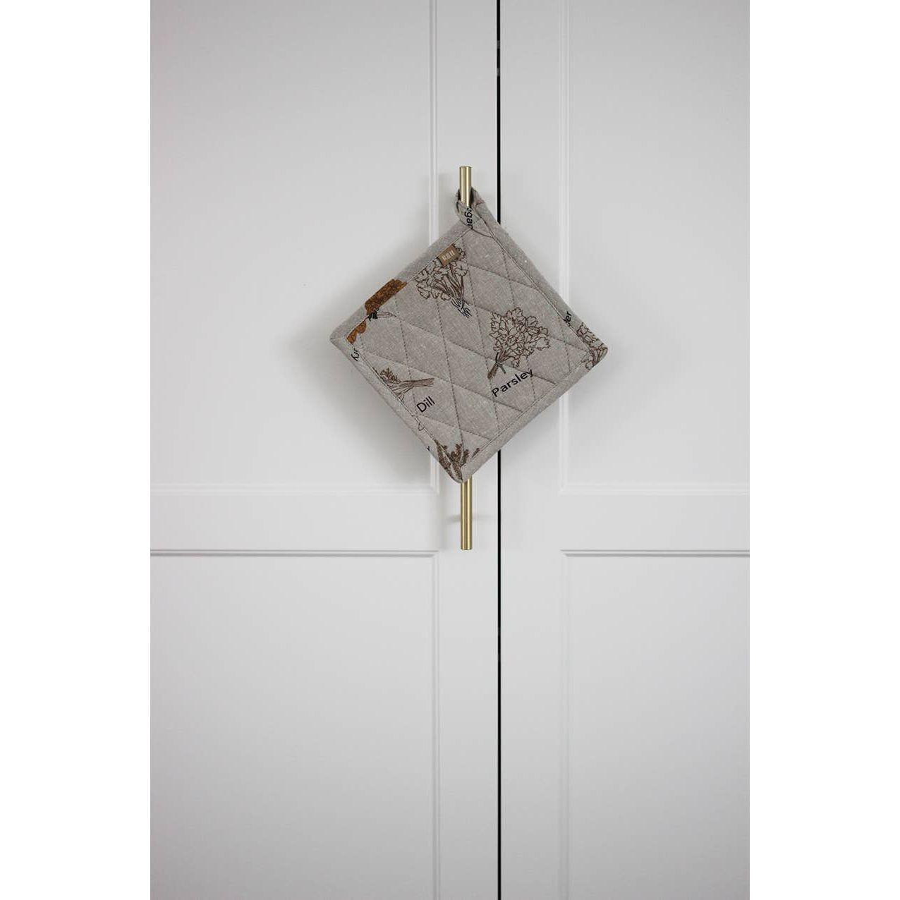 Pot Holders Trivets Herbs Mustard