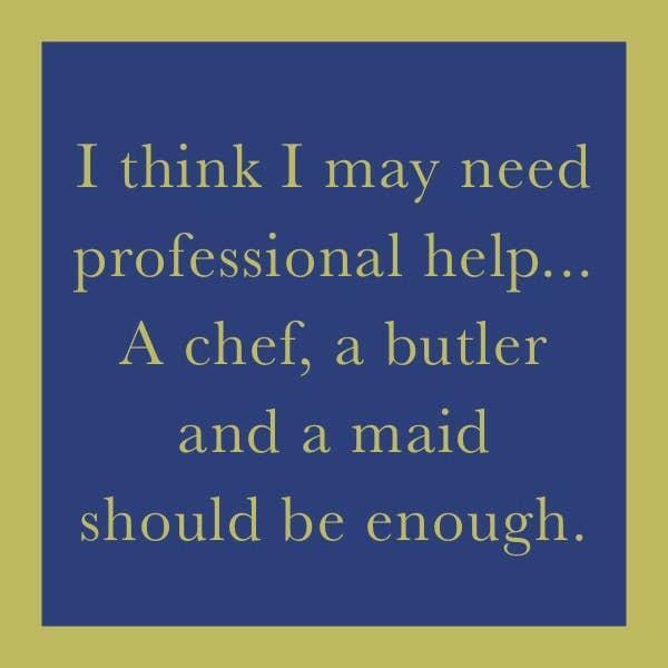 Professional Help Coaster | Funny Party Gift | Home Bar Decor