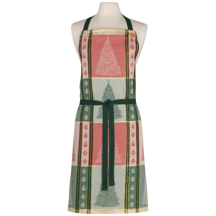 Festive Fir Jacquard Christmas Apron