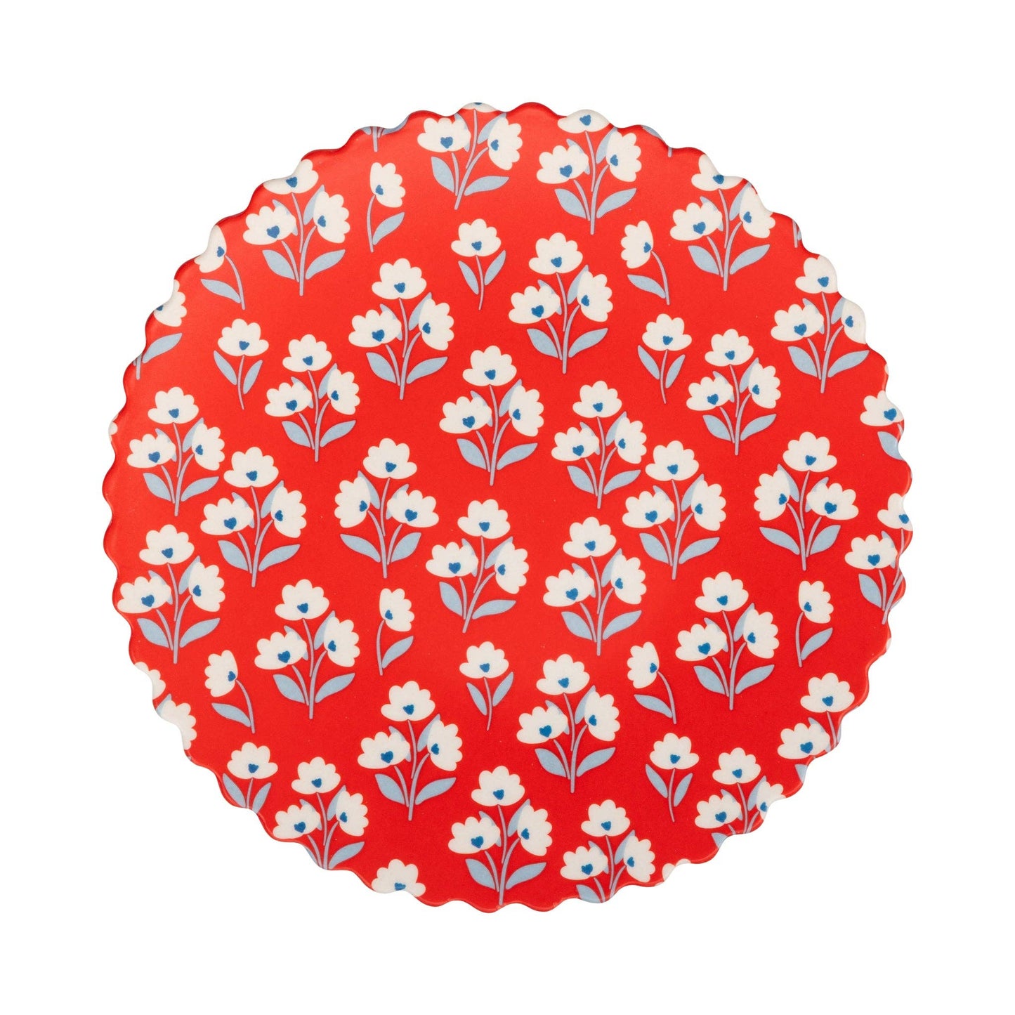 Floral Bamboo Patriotic Plate