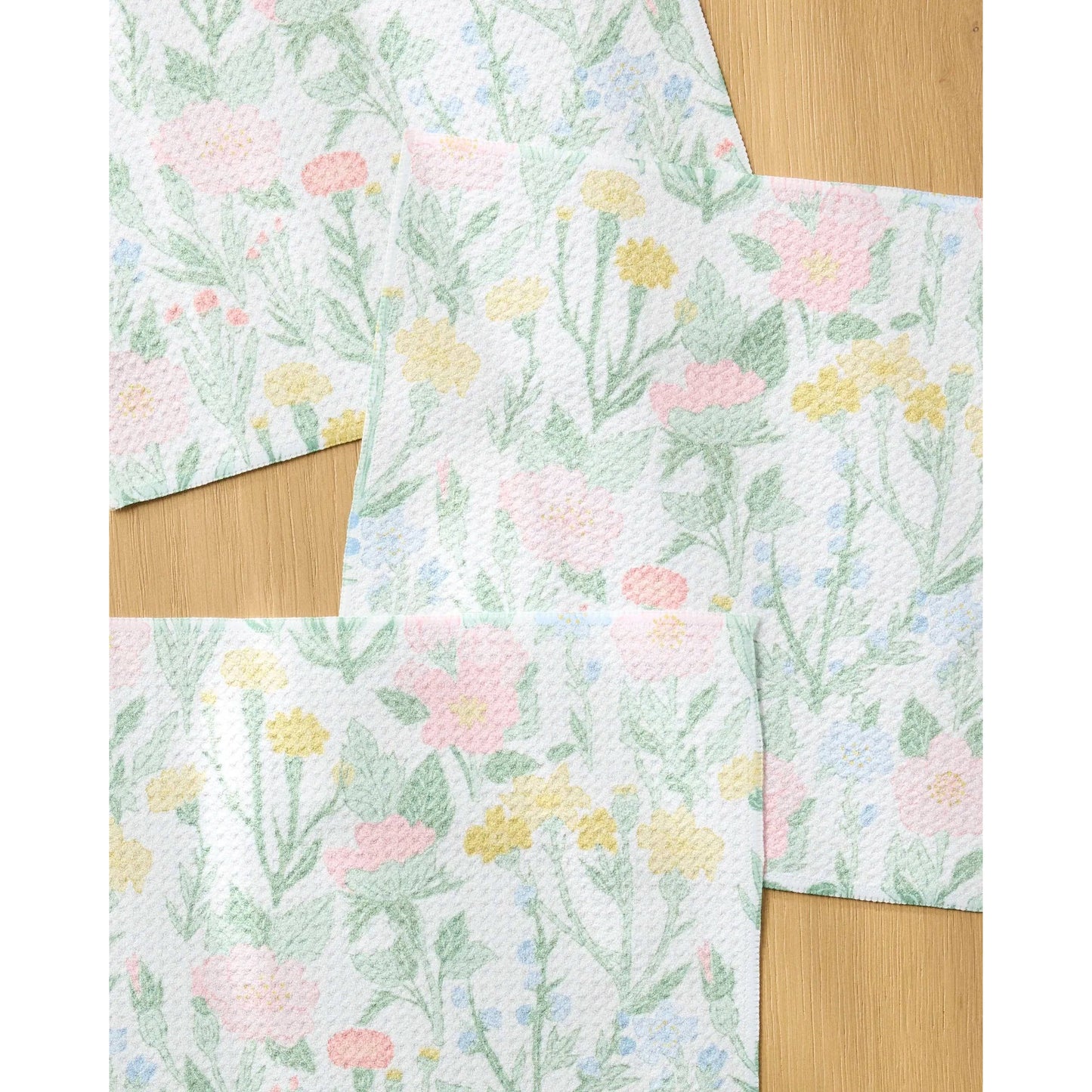 Wildflowers in Bloom Dishcloth Set
