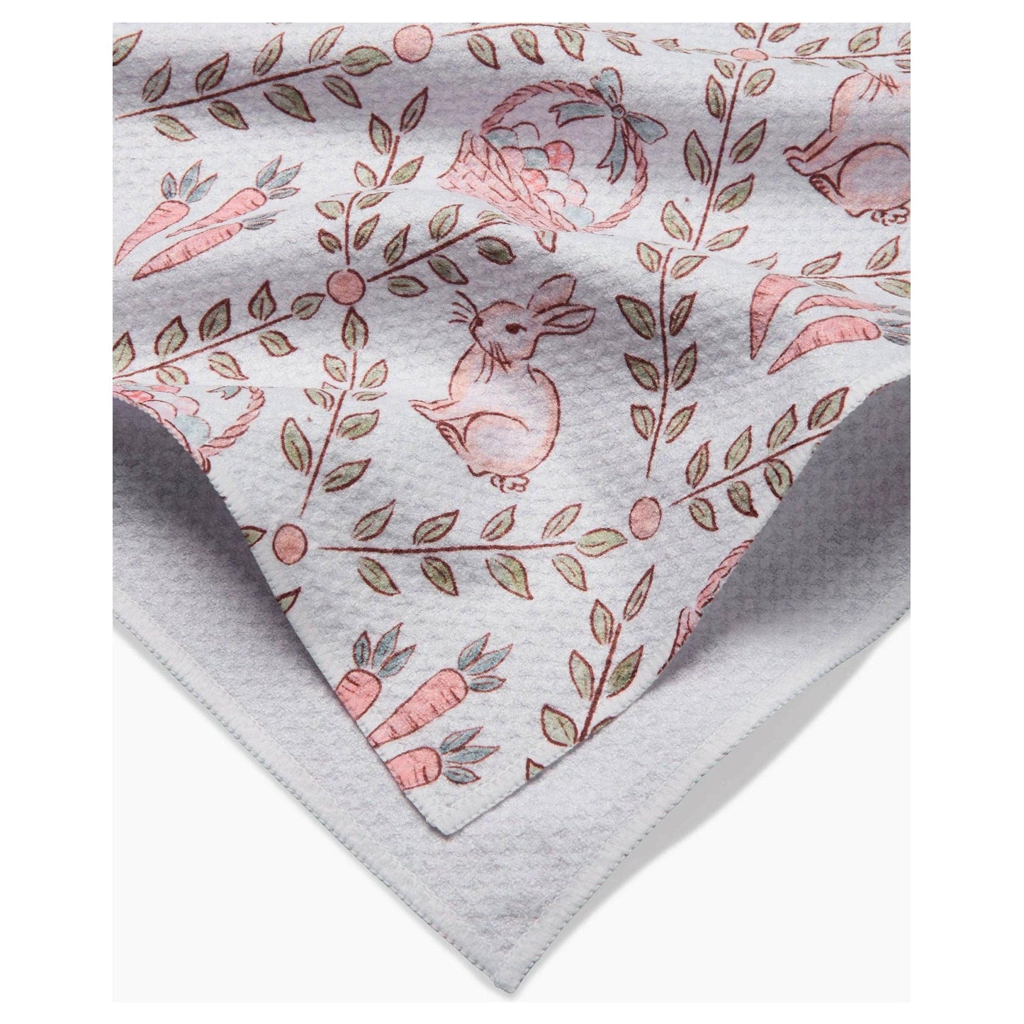 Hopscotch Harvest White Tea Towel