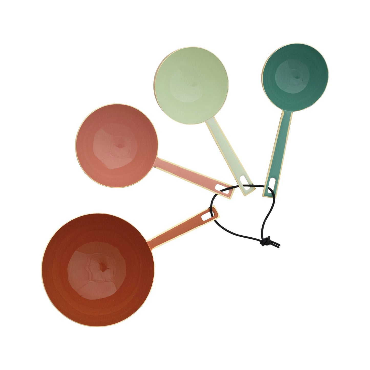 Pastel Enameled Measuring Cups, Set of 4