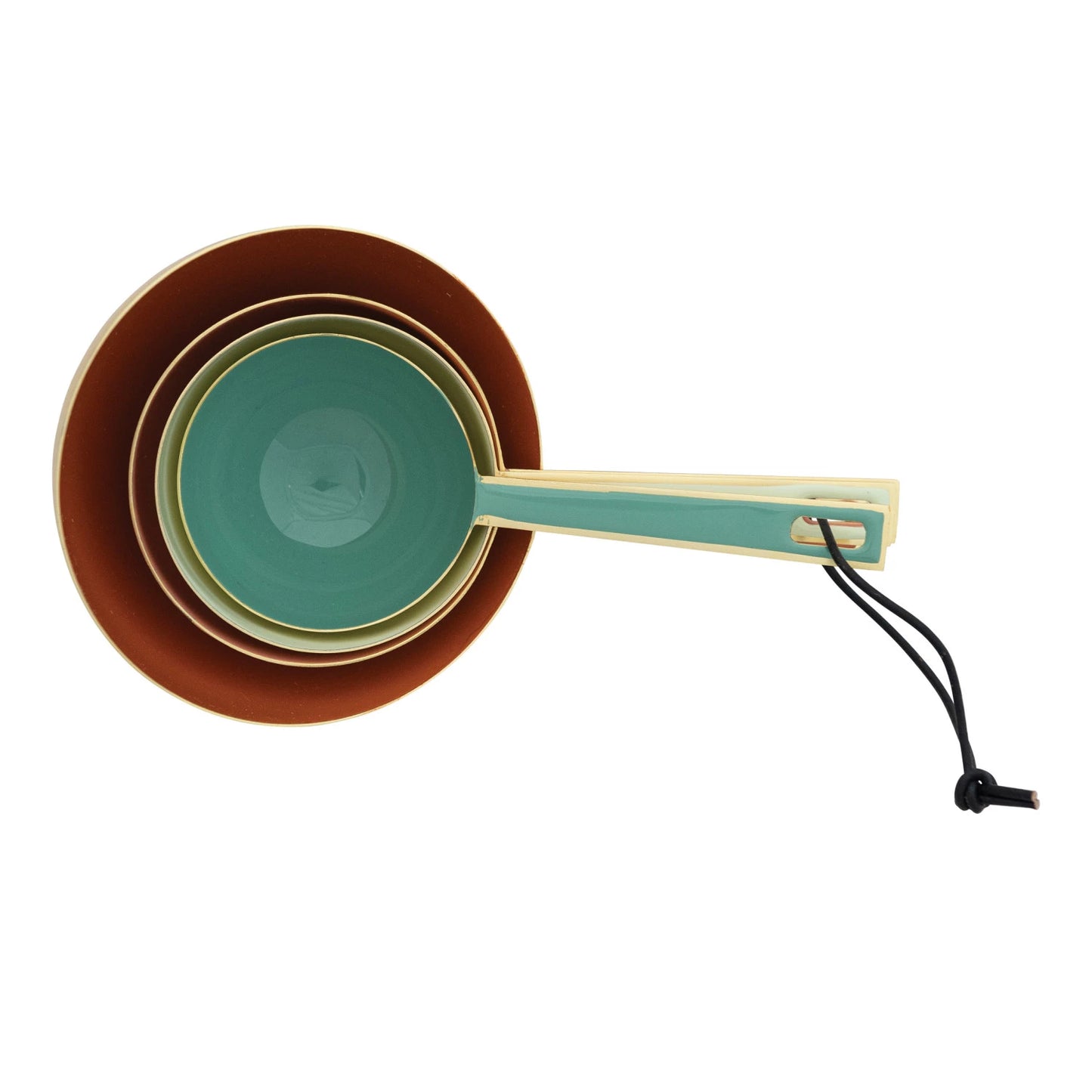 Pastel Enameled Measuring Cups, Set of 4