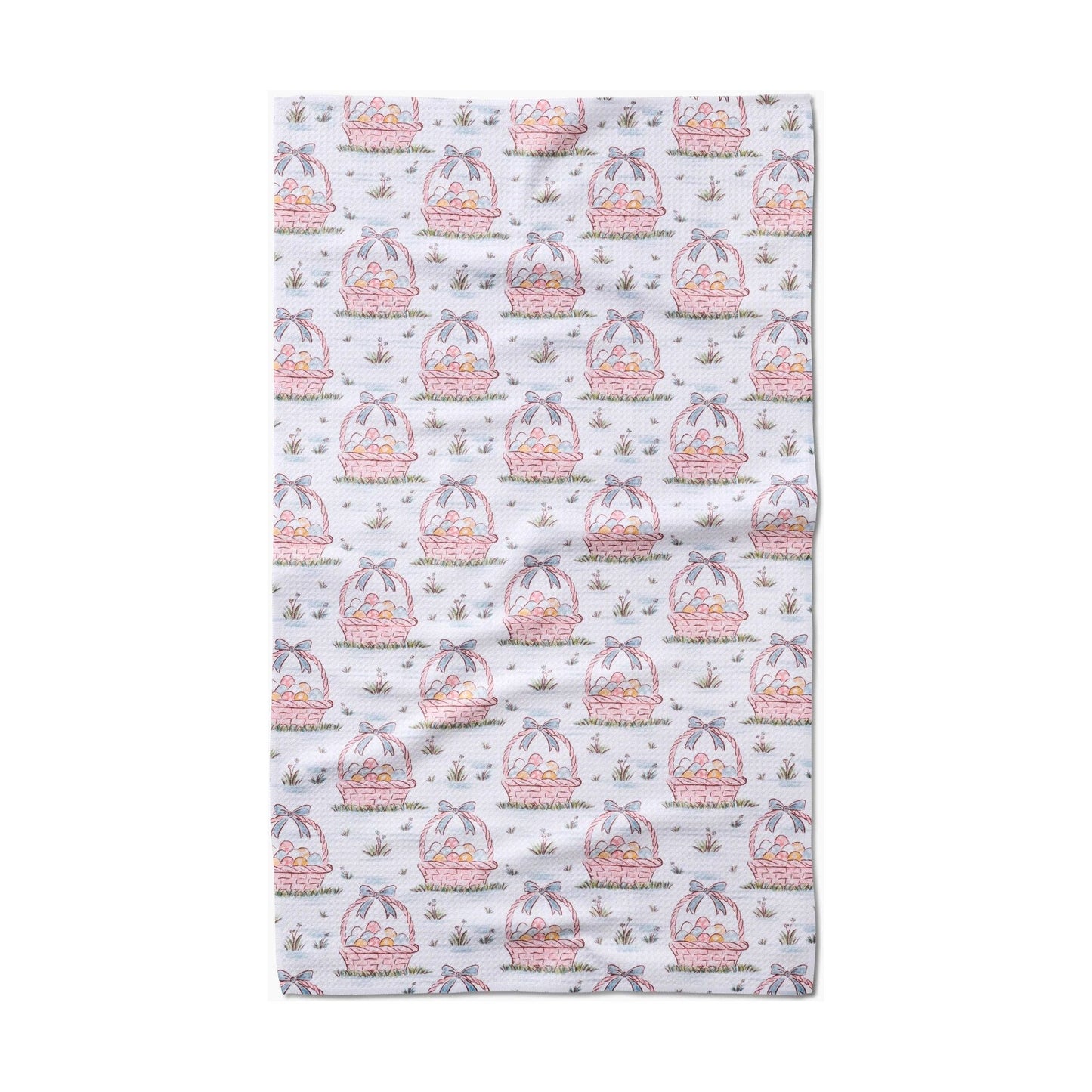 Easter Basket Bloom Tea Towel