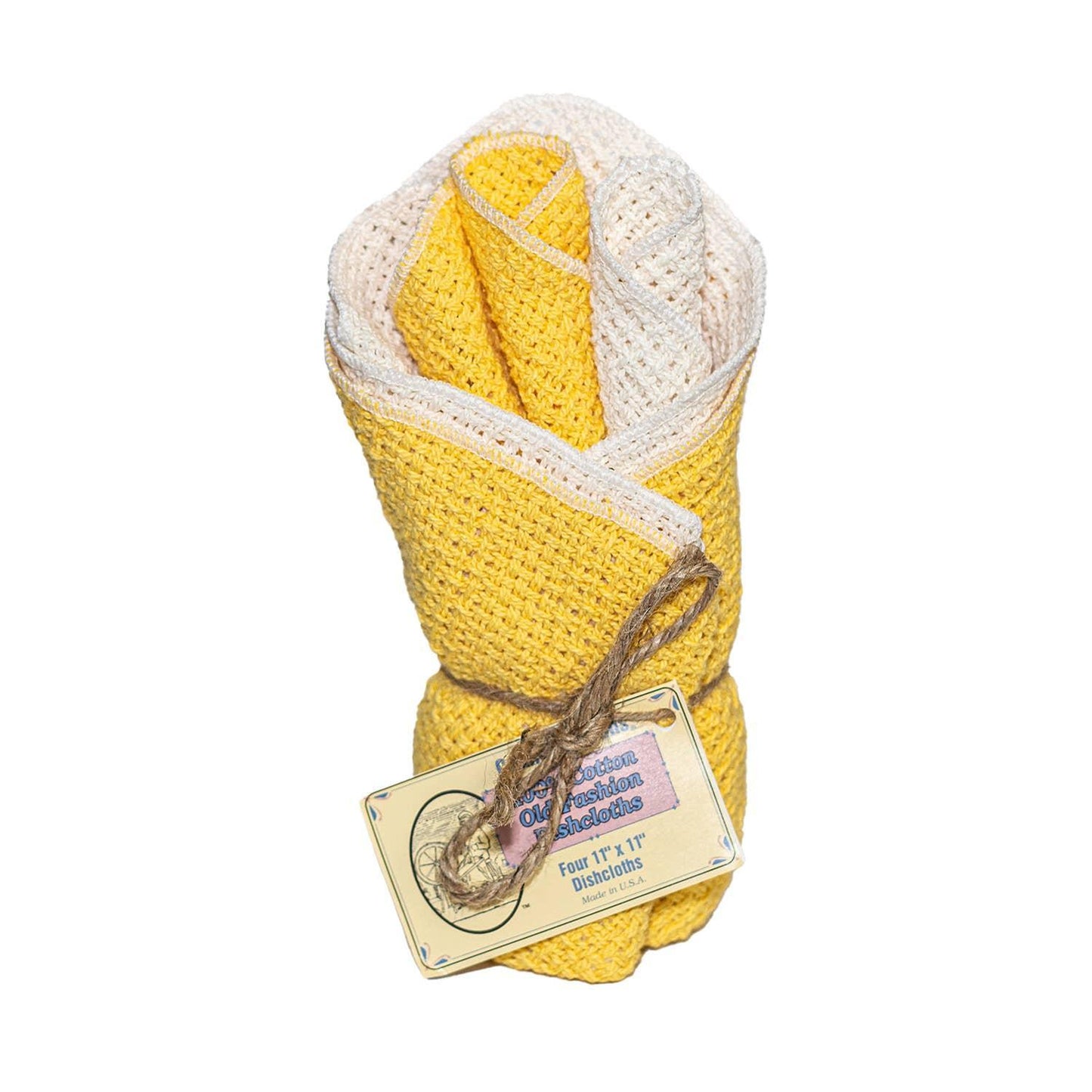 Cotton Dishcloths - Set of 4