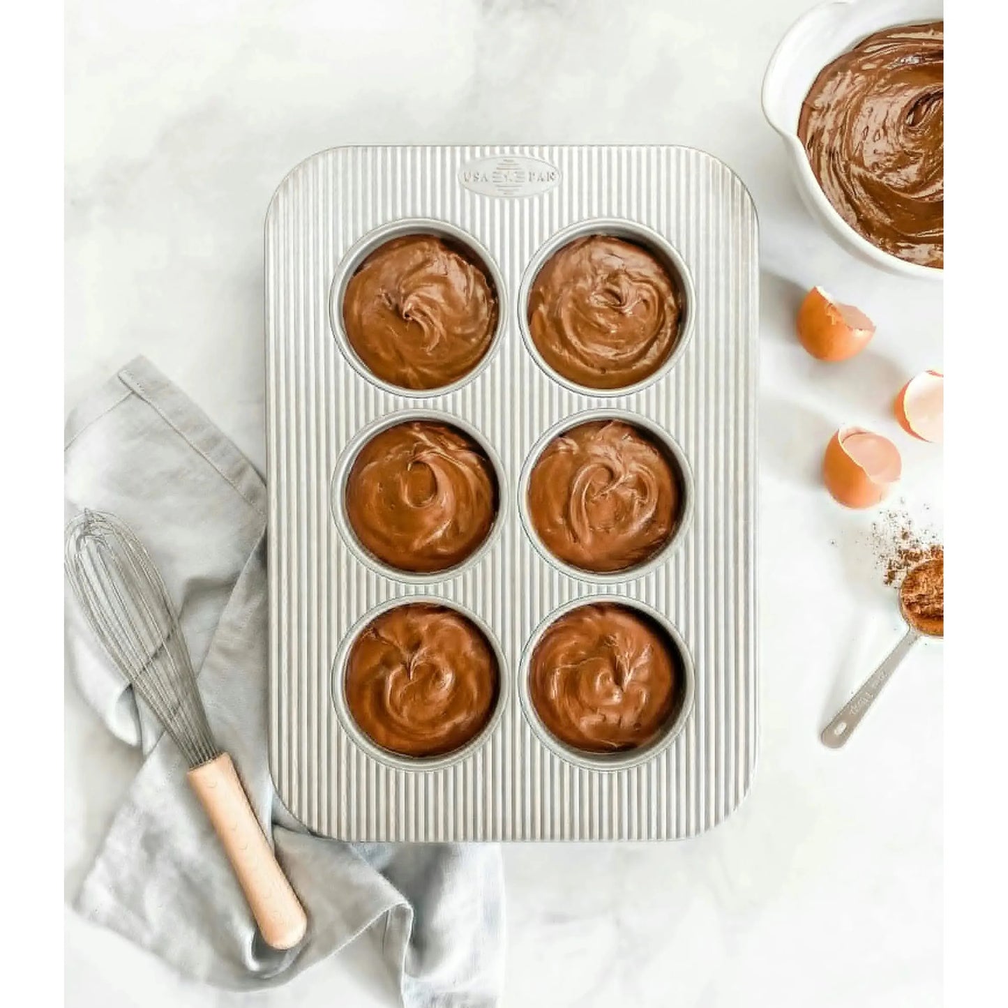 USA Pan Brownie Bowl Pan - 6 Well