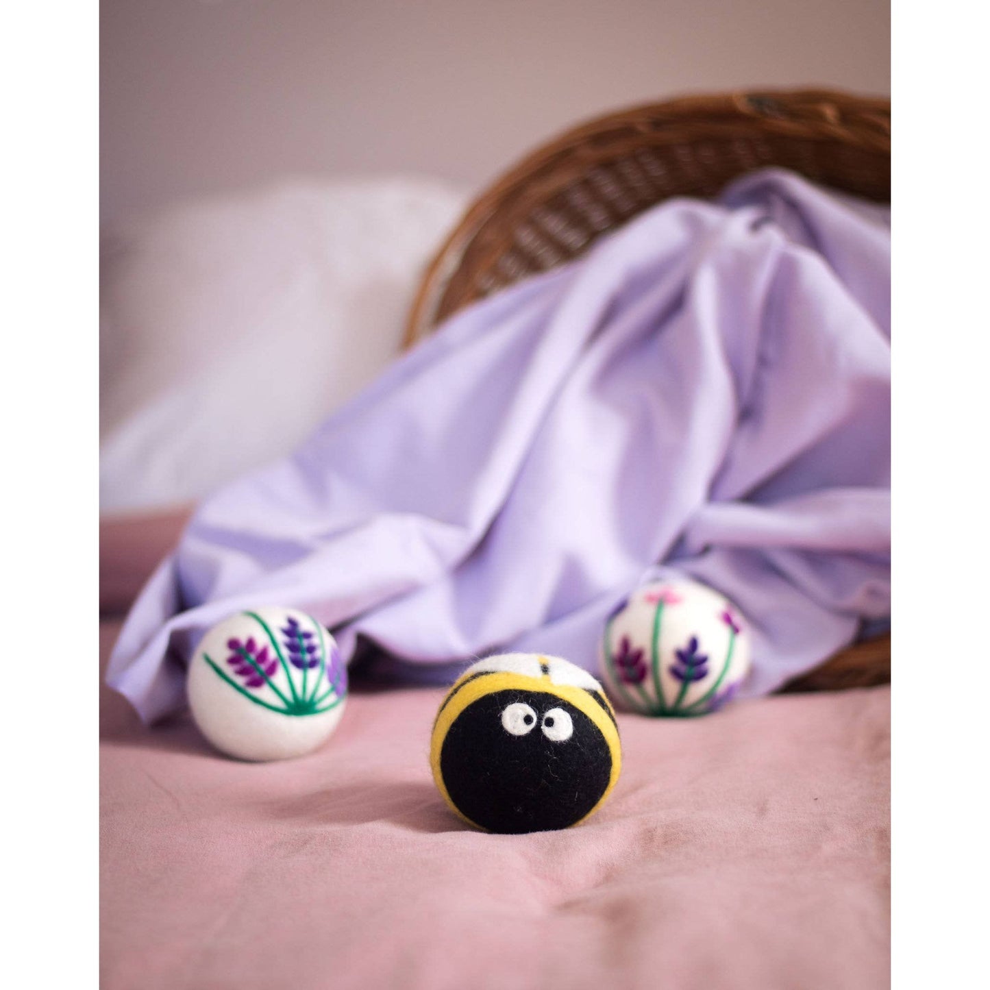 Lavender Fields Set of 3 Eco Dryer Balls - BEE