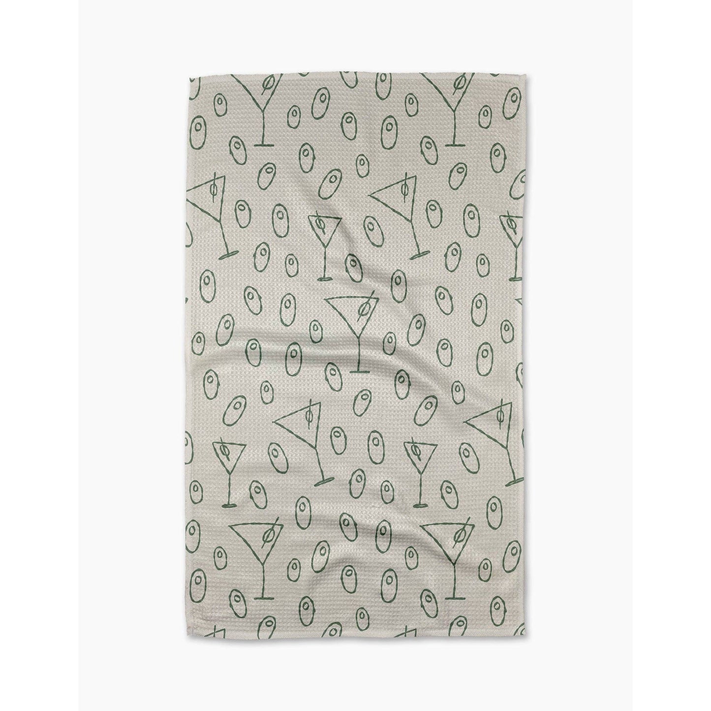 Dirty Martini Geometry Tea Towel