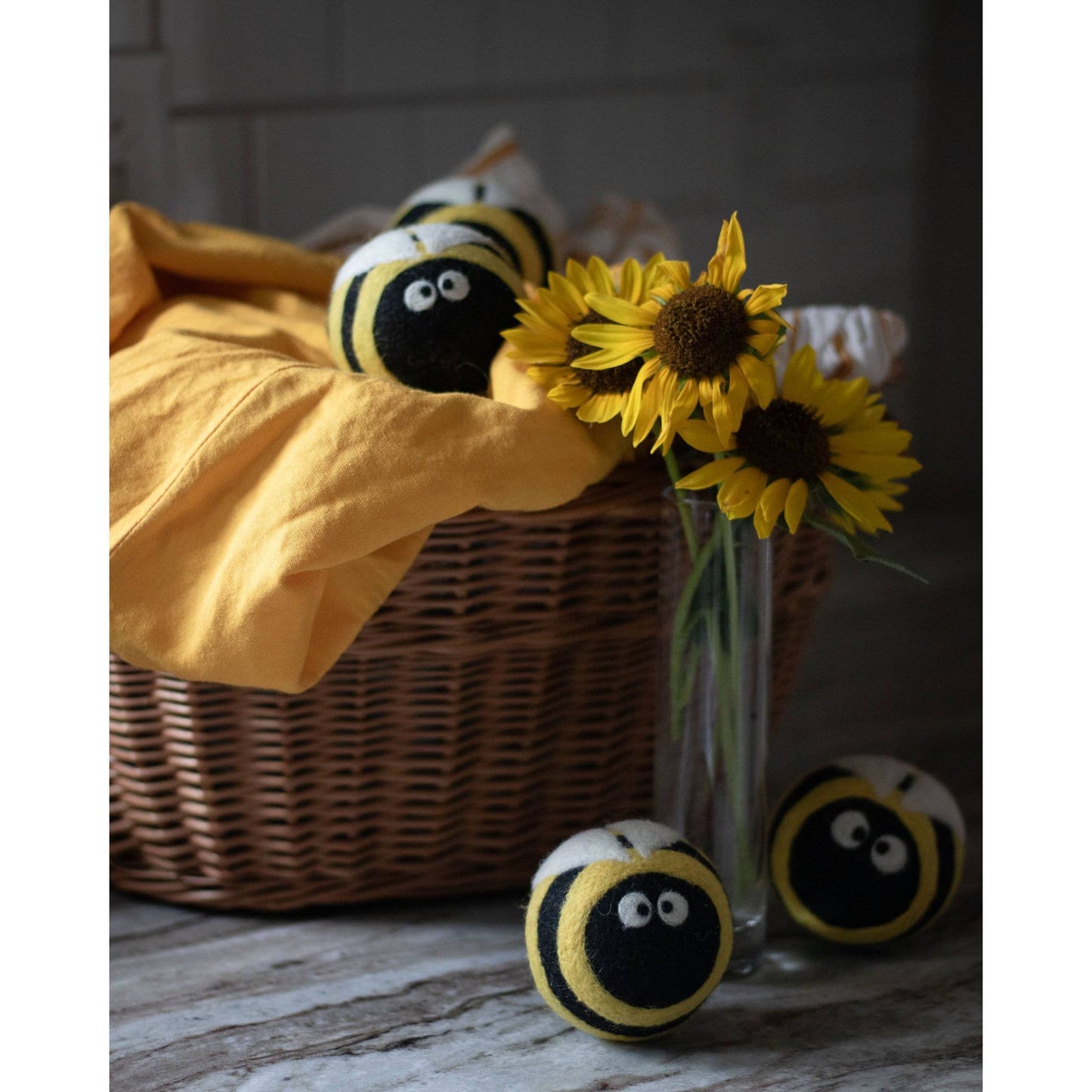 Bee Trio Eco Dryer Balls - Set of 3