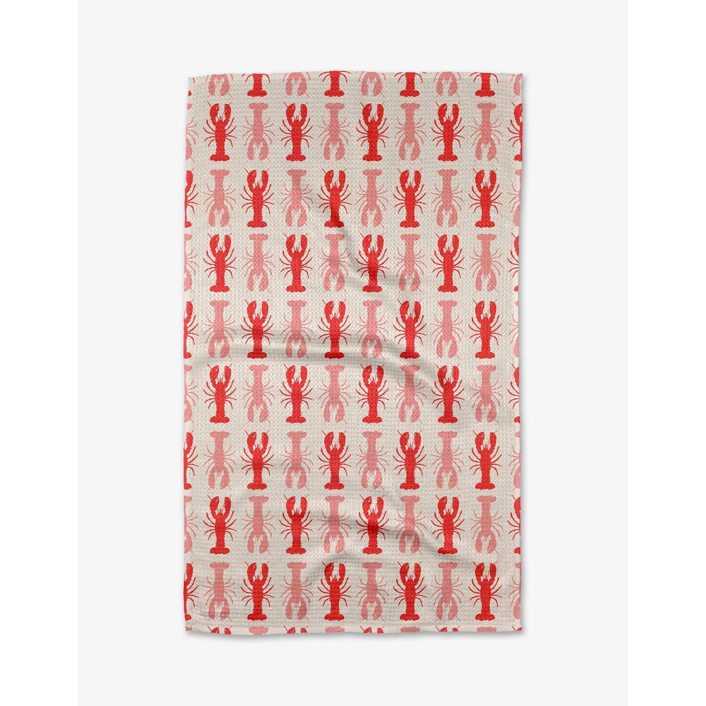 Lobster Stripe Geometry Geometry Tea Towel