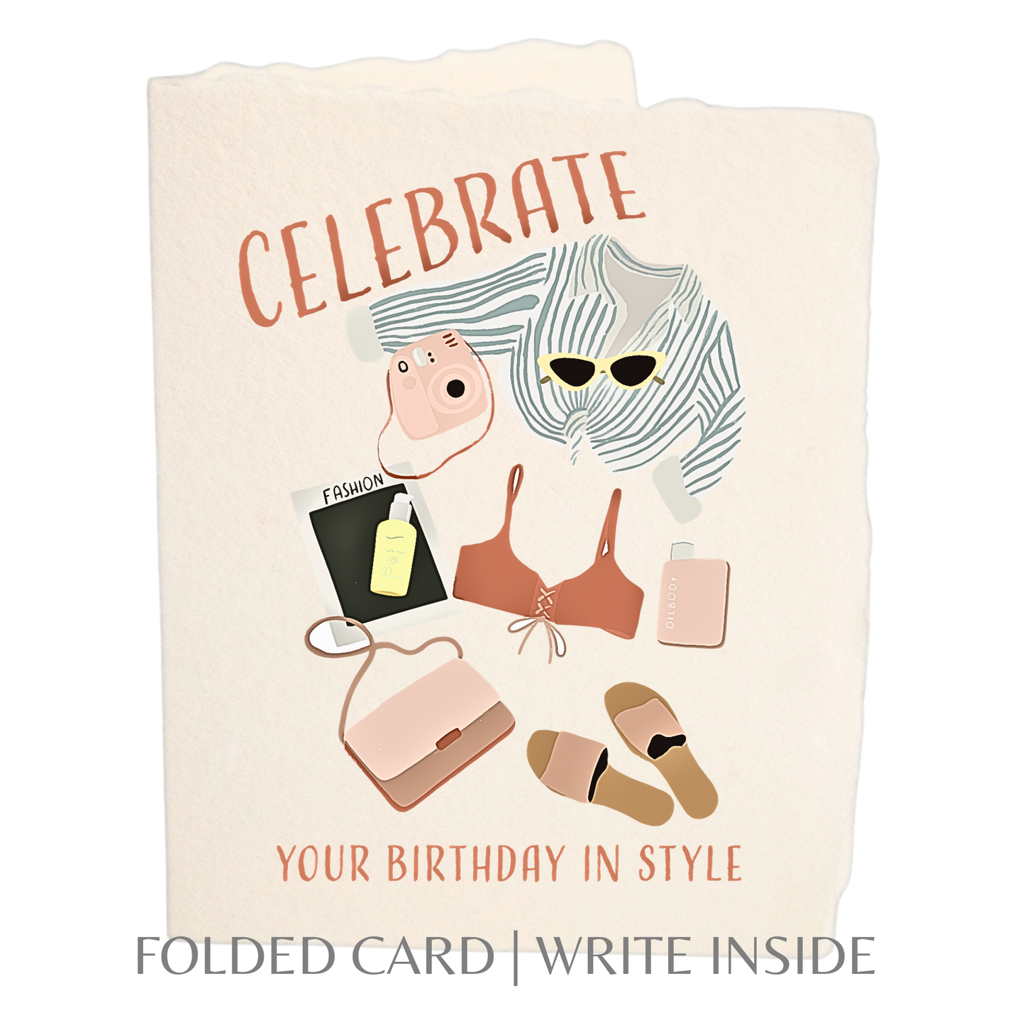 Birthday In Style | Eco-Friendly Fair Trade Greeting Card