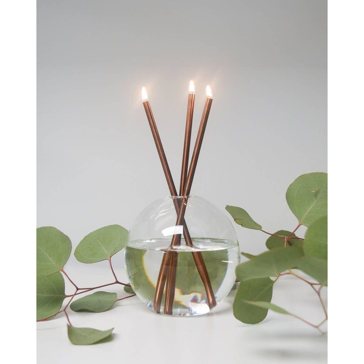 Neva Vase Clear Everlasting Candle Holder
