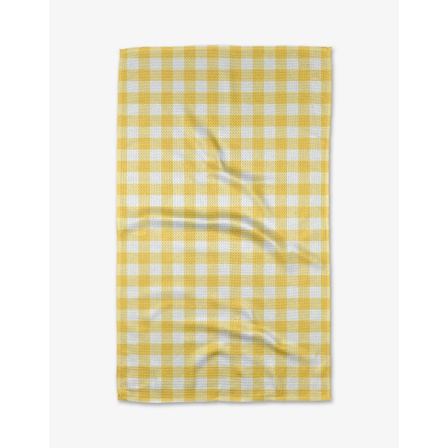 Lemon Gingham Tea Towel