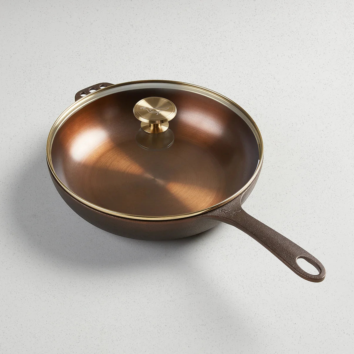 Smithey No. 11 Deep Skillet + Glass Lid
