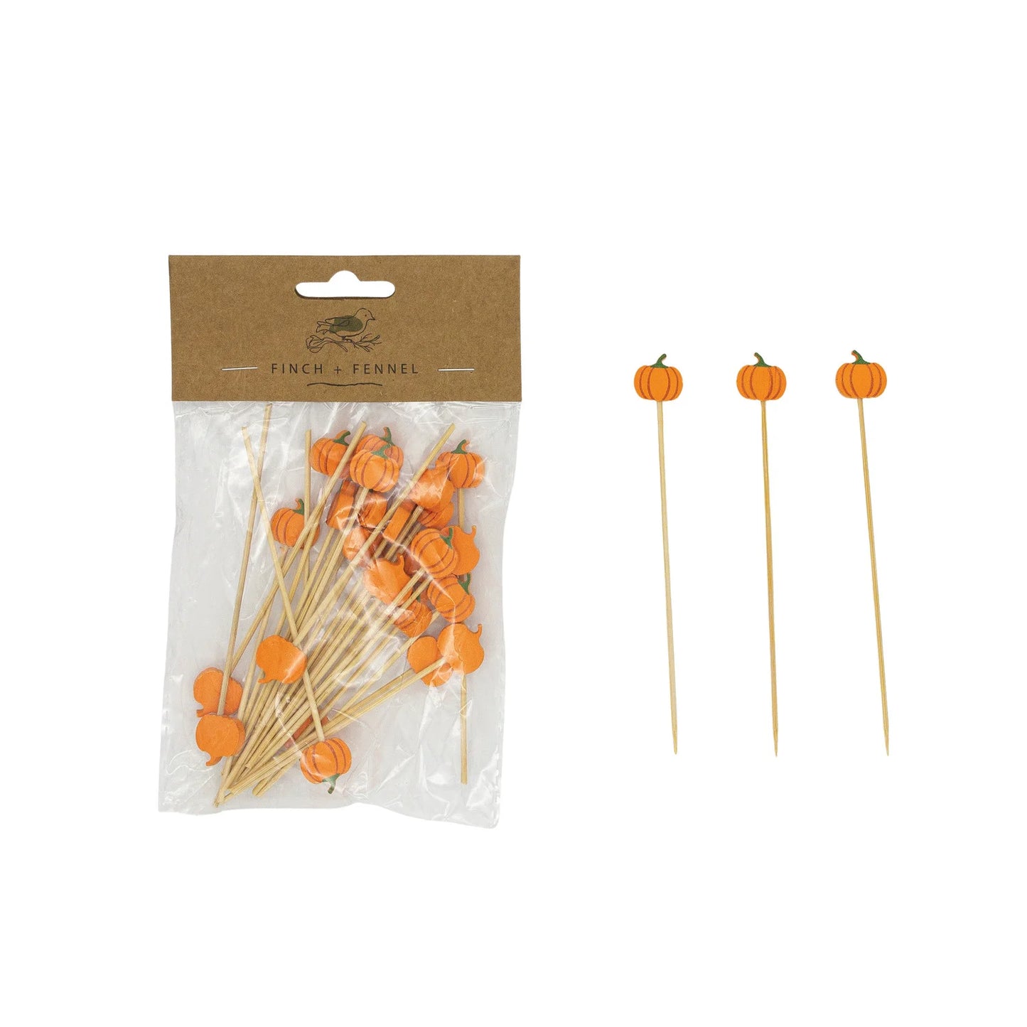 Thanksgiving Pumpkin Appetizer Picks
