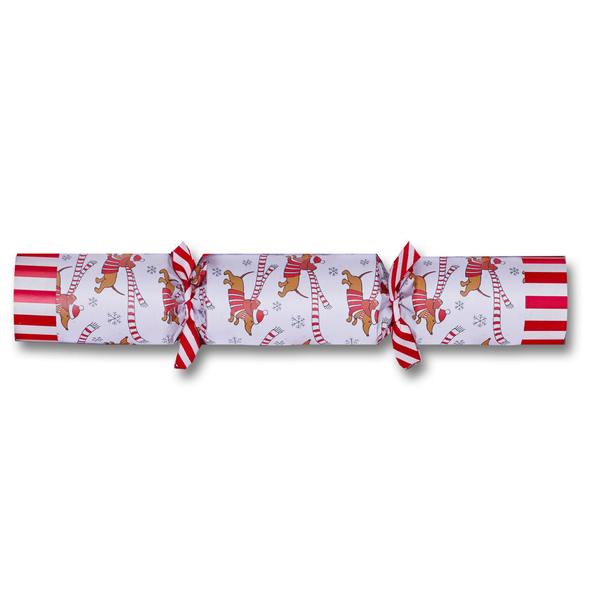 Racing Sausage Dog English Party Crackers