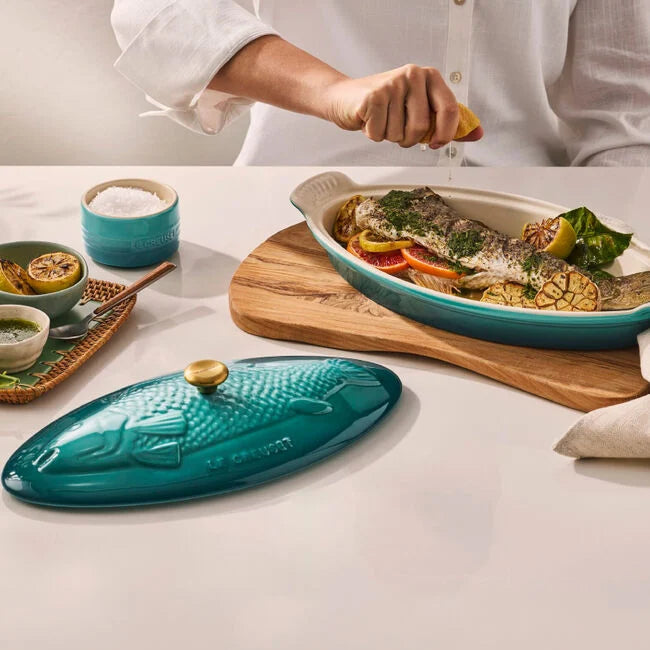 LE CREUSET★ スターフィッシュ★M(27cm)、Sセット★メレンゲ Le Creuset Fish Baker – Browns Kitchen