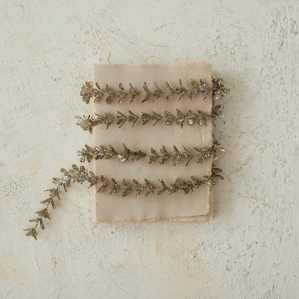 Champagne Faux Boxwood Garland