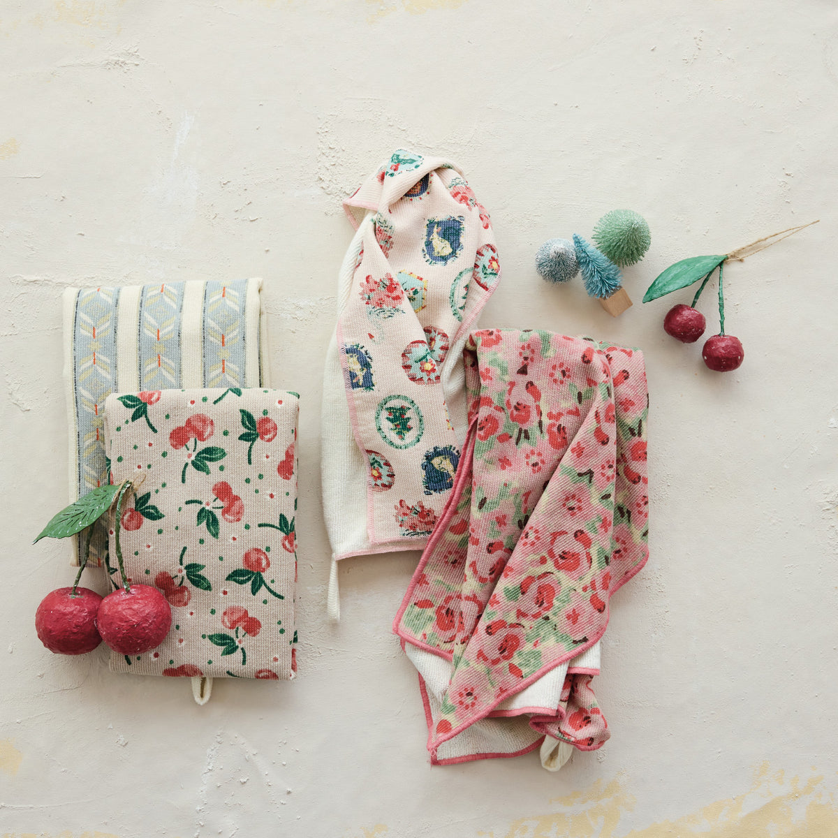 Cottage Kitchen Terry Cloth Tea Towels