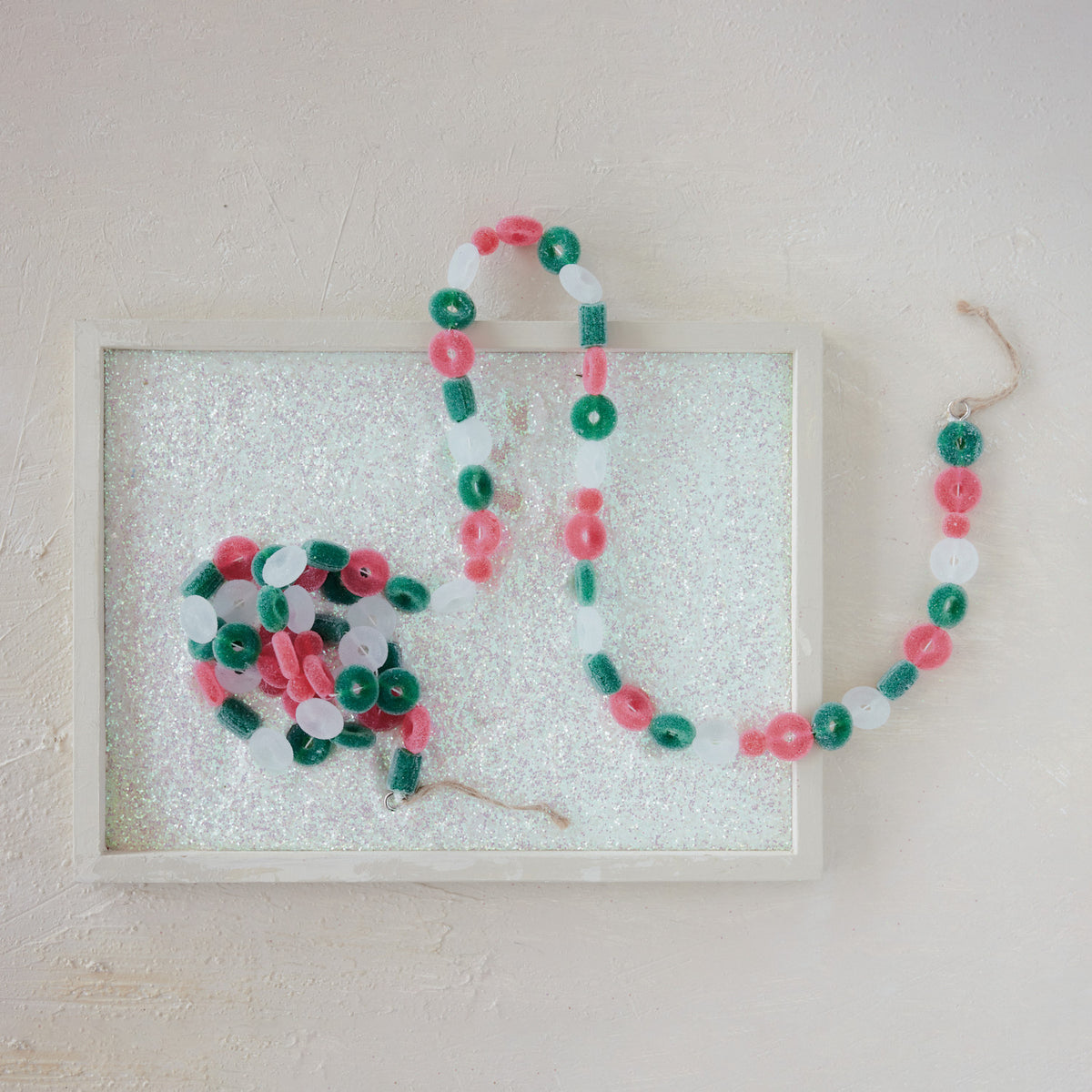 Plastic Candy Garland with Sugar