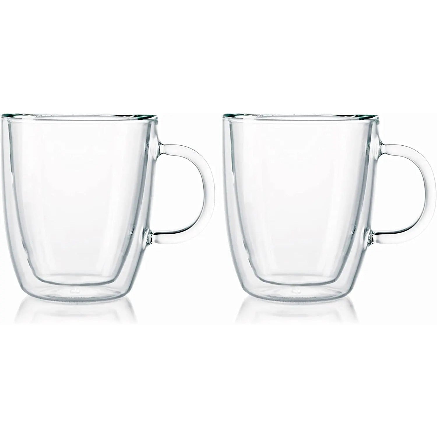 Bodum Bistro Double Wall Thermo-Glass Mugs (Set of 2) Browns Kitchen